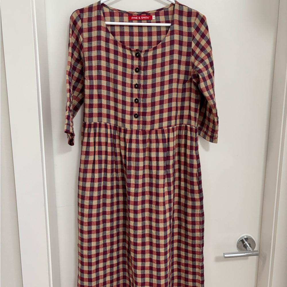 Pink & Smith no 12 Tilling Check Linen